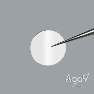 Plaque de diamant ronde monocristalline Aga9 de 8 mm de diamètre, polie des deux côtés, épaisseur de 0,4 mm - Product Image 2