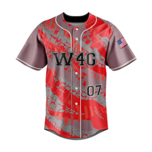 High Quality Baseball Jersey Sublimated Print Moisture Wicking 100% <b>Polyester</b> Short Sleeve Unisex Adult Autumn/Winter - Product Image 2