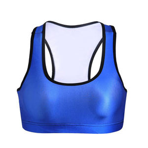 Sublimation Adult Women's Plus Size Lightweight Medium Support U-NECK Lace Eco-Friendly Sports Bra Gym Yoga Fitness Workout - Product Image 5