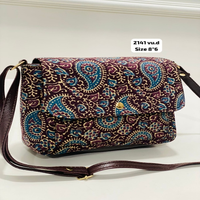 Tas Selempang Wanita Indigo Paisley Charm, Lembut, Tahan Lama, Ringan, Tali Dapat Disesuaikan, Kain Ramah Lingkungan, Etnik, Kasual, Perjalanan, Sehari-hari, PU