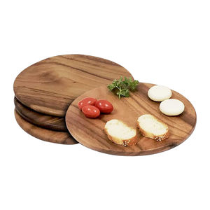 Offre Spéciale plateau en bois d'acacia ensemble Ins ensemble 4 assiettes à dîner en bois usage domestique servant de la charcuterie Sushi Dessert Cookie planches à fromage - Product Image 2