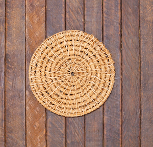 Rattan <b>Trivets</b> Pot Home Wedding Banquet <b>Trivet</b> Woven Placemat 300mm Heat Resistant Table Mats Rattan <b>Trivet</b> - Product Image 6