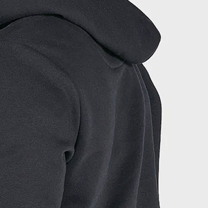 Sajjawal Sweat à capuche unisexe en molleton 100% coton épais, coupe classique, avec fermeture éclair, couleur unie, style Hip Hop, imperméable, écologique, pour homme et femme, idéal pour l'hiver - Product Image 4