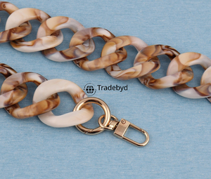 Elegante Collar de Cadena de Resina, Joyería Moderna, Accesorios de Moda para Mujer, Estilo Boutique, Tradebyd - Product Image 1