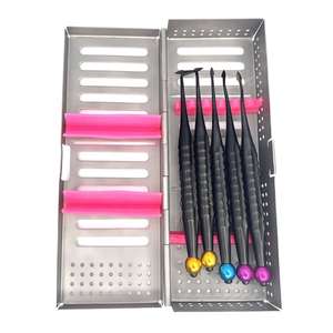 Ensemble de periotomes de luxe Bernard, 5 pièces, en acier inoxydable, certifié CE, outils dentaires professionnels de précision manuels, chirurgicaux, par Dentavex - Product Image 3