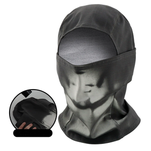 Masque de cyclisme extérieur unisexe à capuche en Spandex/Polyester, ajustable, imprimé sérigraphié, à détection thermique et changement de couleur par la respiration - Product Image 4