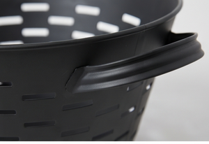 Premium Ventilated <b>Food</b> <b>Basket</b> Black Powder Coated For Storing Mixed Fruits Vegetables And Pantry Items With Neat Display - Product Image 2