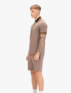Trendy Premium <b>Knitted</b> Polyester/Cotton OEM Mens Summer 2-Piece T-Shirt Shorts <b>Set</b> Breathable Solid Casual Digital Printed - Product Image 5