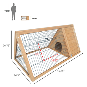 Wooden Rabbit Cage for Pets Pet Houses & Furniture - Product Image 3