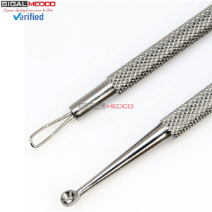 Kit de Belleza Profesional de 4 Piezas para Extracción de Puntos Negros y Comedones, Pinzas para Ojos y Lima de Uñas, para Limpieza Profunda de Poros y Cuidado Preciso - Product Image 3