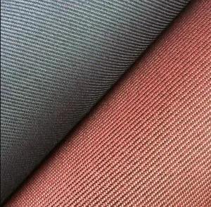 Tissu sergé en polyester pur, qualité export, construction robuste, tissage diagonal, durable, pour pantalons de travail, uniformes, vêtements de travail - Product Image 4