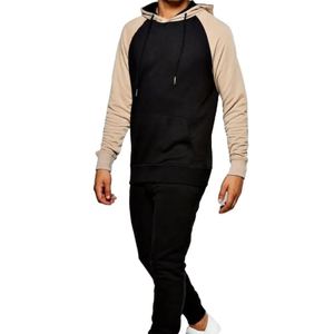 Ensemble de jogging pour hommes, survêtement premium uni à capuche, survêtements personnalisés, ensemble pantalon de survêtement et sweat à capuche pour hommes, vente en gros - Product Image 4