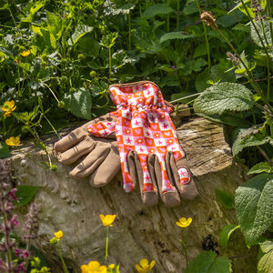 Gants de jardinage légers à imprimé floral, résistants à la chaleur, anti-vibrations, pour travaux extérieurs, fabriqués au Pakistan - Product Image 5