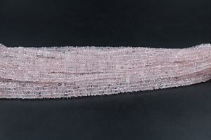 AAA Quality Natural <b>Rose</b> <b>Quartz</b> Smooth Tyre Shape 6-7 mm 16 Inches Strand For Jewellery Making - Product Image 2