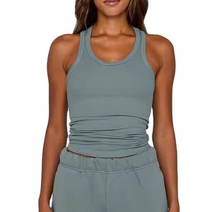 เสื้อกล้ามเอวลอยเข้ารูปสำหรับผู้หญิงเสื้อ2026ฟิตเนสแห้งเร็วสำหรับยิมเล่นกีฬาโยคะ - Product Image 3