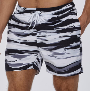 <b>Men's</b> Board Shorts Spandex/Polyester <b>Trunks</b> Casual Gym Fitness Beach Holiday Print Jogging Short Breathable Waterproof Windproof - Product Image 6