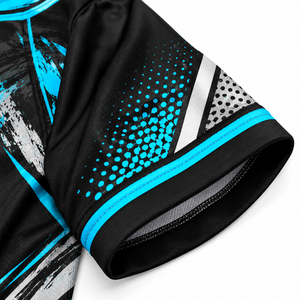 Sinewy Custom Baseball Jersey Sublimated Polyester Fitted Short Sleeve V-Neck Moisture Wicking Adult Men's <b>Sport</b> <b>Shirt</b> - Product Image 4
