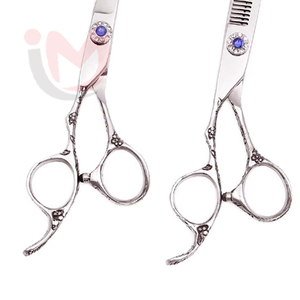 กรรไกรซอยผมมืออาชีพสำหรับคนถนัดขวา ขนาด 5.5 นิ้ว 6 นิ้ว 30 ซี่ฟัน ทำจากเหล็กกล้าไร้สนิม 9CR13 ใบมีดคมสำหรับร้านตัดผม - Product Image 3