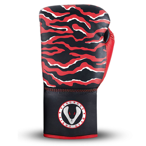 Venomous Custom Red Lace Up Boxing <b>Gloves</b> PU Leather Sparring Training <b>Gloves</b> for Muay Thai Kickboxing MMA - Product Image 4