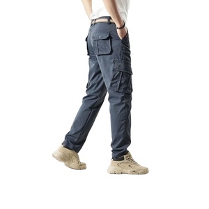 Prix de gros de haute qualité Pantalon cargo personnalisé pour hommes Streetwear Pantalon décontracté 6 poches Pantalon cargo pour femmes de BD - Product Image 6