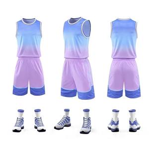 ชุดยูนิฟอร์มบาสเก็ตบอลแบบมืออาชีพสั่งทำได้ ขายส่ง ชุดเสื้อเจอร์ซีย์พิมพ์ลายแบบระเหิด ระบายอากาศได้ดี แห้งเร็ว ชุดกีฬาสำหรับทีม - Product Image 5