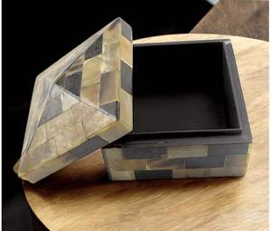 Premium Resin Handcrafted Trinket Jewellery <b>Box</b> Stylish Decorative Design Perfect Storage Case For Rings Earrings And <b>Keepsakes</b> - Product Image 6