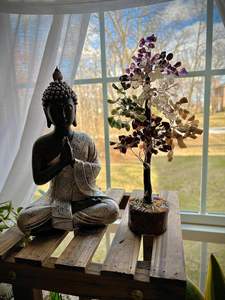 รูปปั้นพระพุทธรูปนั่งสมาธิสไตล์โบฮีเมียน EOB สำหรับตกแต่งบ้าน สำหรับงานขึ้นบ้านใหม่ วันเกิด และวันครบรอบ - Product Image 5