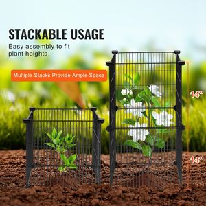 Rete Protettiva per Piante da Giardino Contro Animali 4.65M X 4.65M, Rete Metallica per Polli, Confezione da 5 Gabbie per Piante da Esterno - Product Image 2