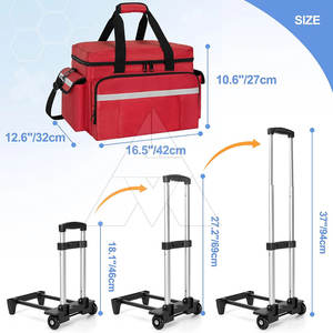 กระเป๋าใส่เครื่องมือแพทย์คุณภาพพรีเมียม สีพื้น สำหรับใช้งานกลางแจ้ง สินค้าขายดี - Product Image 5