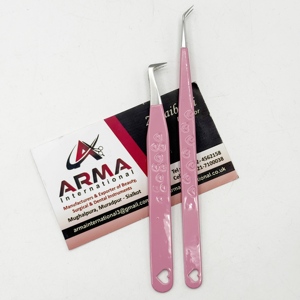 แหนบต่อขนตาขายดี แหนบงอน 90 องศา แหนบแยกขนตา 45 องศา สำหรับต่อขนตา พร้อมโลโก้สั่งทำ - Product Image 3