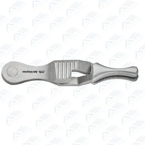 Pinza Bulldog Recta, Instrumento Quirúrgico Manual para Oclusión Vascular, Cirugía General, Acero Inoxidable, Certificación CE - Product Image 6