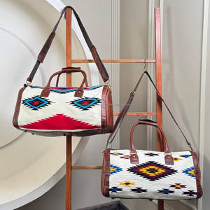 Manta de sillín personalizada de fábrica 2025, bolsa de lona de viaje de cuero Real para mujer, estilo deportivo, fin de semana, herramienta manual, fin de semana durante la noche - Product Image 5