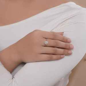 Exclusivo diamante cultivado en laboratorio certificado por IGI de 1,30 quilates, corte brillante, VS1, oro de 14 quilates, rodio, estilo vintage, para compromiso de boda para mujer - Product Image 4