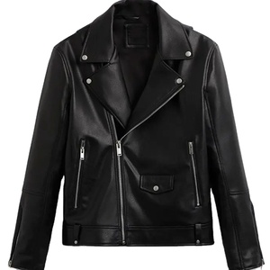 New Hot Bán và xu hướng tùy chỉnh áo sơ mi cổ áo cổ điển đau khổ phai rửa da ban đầu áo khoác cho nam giới và phụ nữ 2025 - Product Image 1