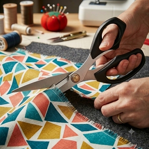 Ciseaux de bricolage en acier inoxydable de 8,5 pouces pour l'enseignement de la couture en école, vente en gros - Product Image 1
