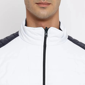 Winter Coat <b>Men</b> Puffer <b>Jacket</b> Custom Vest Collar Down Oversized Vest Sleeveless Zipper <b>Men's</b> <b>Jackets</b> - Product Image 4