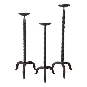 Support de bougie de chevet en métal avec base en spirale, design haut de gamme, pour éclairage, organisation de chambre, photographie et décoration de table - Product Image 4