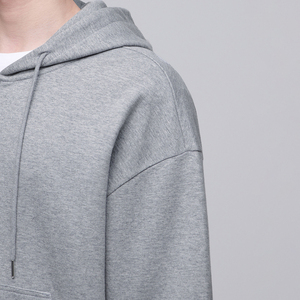 Vente en gros de sweats à capuche zippés pour hommes, couleur unie, coupe épaules tombantes, effet délavé à l'acide, personnalisables avec votre logo de marque - Product Image 6