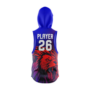 Jersey de Fútbol Americano 7v7 para Hombre, Talla Grande, con Capucha, Sin Mangas, Transpirable, Antibacteriano, de Secado Rápido - Product Image 6
