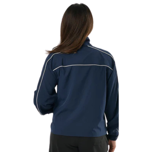 เสื้อแจ็คเก็ตผู้หญิง Signature Track สีสันปรับแต่งได้ พรีเมียม เสื้อแจ็คเก็ตเล่นกีฬาสำหรับผู้หญิง พิมพ์ลาย ถักทอ เป็นมิตรกับสิ่งแวดล้อม ระบายอากาศได้ดี น้ำหนักเบา - Product Image 2