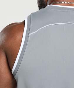 2026 Summer <b>Men</b> Bodybuilding Hooded Tops Workout Fitness New Fashion 100% Cotton Breathable Oversize Casual <b>Singlets</b> - Product Image 5
