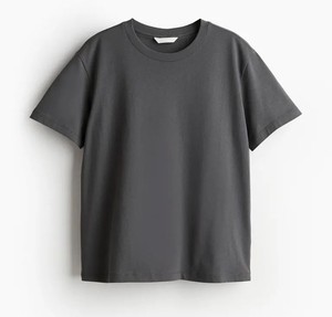 T-shirt noir 100 % coton jersey à col rond et manches courtes, coupe classique, couleur unie, respirant, streetwear vierge pour homme, 220 grammes - Product Image 3