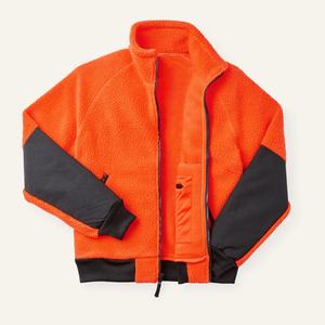 เสื้อแจ็คเก็ตขนแกะเชอร์ปาสำหรับผู้ชายขนาดใหญ่โอเวอร์ไซส์มีซิป2024โลโก้ออกแบบได้ตามต้องการสำหรับฤดูหนาว - Product Image 3