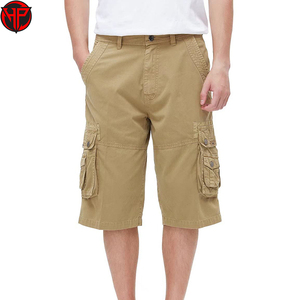 Shorts cargo pour hommes 2026, multi-poches, en tissu de coton, décontractés, utilitaires, pour l'extérieur, qualité supérieure - Product Image 1