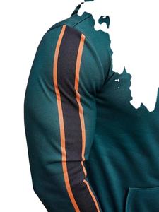 Survêtement de sport d'hiver pour homme de qualité supérieure en deux pièces, en molleton technique 100% coton, respirant et léger pour l'entraînement - Product Image 4