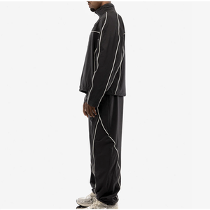 Pantalon de sport d'été à capuche, fin, à séchage rapide, unisexe, léger, ample, taille élastique, motif léopard, 100% nylon - Product Image 2