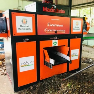 Broyeur de déchets MSW à forte demande, à double arbre, semi-automatique, électrique, capacité 300 kg, pour le broyage du plastique - Product Image 1