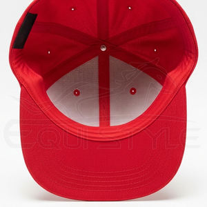 Gorras de Béisbol Rojas al por Mayor, Estilo Retro, con Visera Plana, Bordado 3D Vintage, Hebilla Metálica Ajustable, Gorras de Moda Urbana - Product Image 4