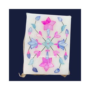 Diseño único Mejor demanda del mercado Mejor producto Caja de incrustaciones de mármol con material de nácar Uso para artículos de embalaje de regalo de joyería - Product Image 1