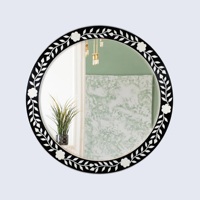 Miroir mural moderne en os incrusté, grande taille, pour mariage, salle de bain, salon, couloir et chambre à coucher – Décoration intérieure tendance